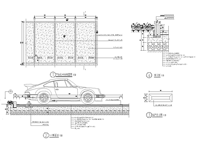 停车场详图 施工图 户外