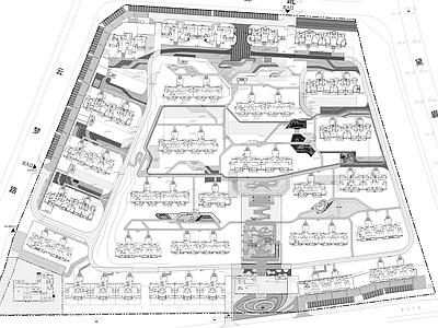 建业云珑上院项目大区景 施工图