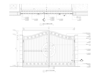铁艺 施工图 通用节点