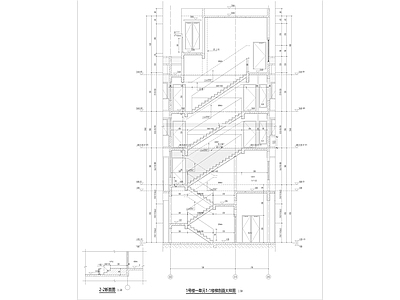 楼梯剖面大样图 施工图