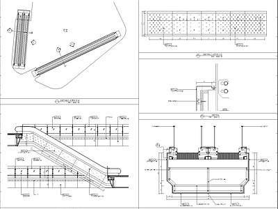 自动扶梯节点大样图 施工图