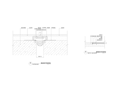地面伸缩缝节点大样 施工图