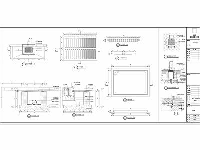 雨水口水电桩做法 施工图