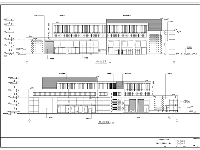 办公楼商务楼建筑图 施工图