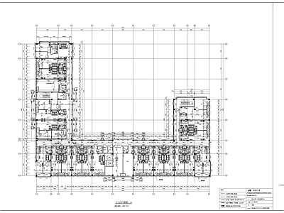 欧式酒店建筑施图 施工图