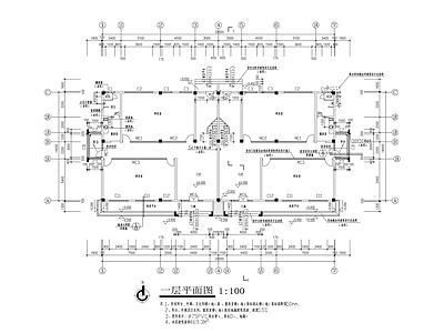 研发楼建筑 施工图