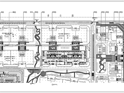 总部基地B区景观工程图纸 施工图