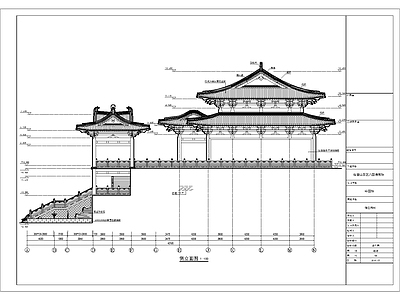 仿唐风中国馆 施工图