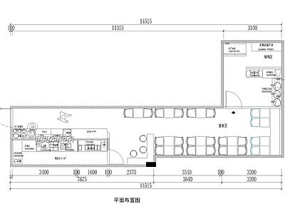 肉夹馍快餐店 施工图