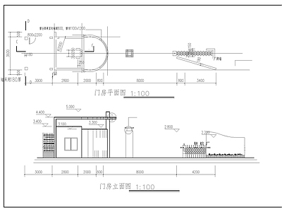 厂房大门 施工图