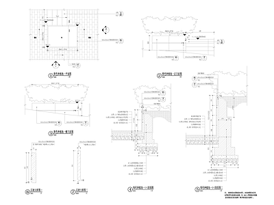 树池花坛 施工图