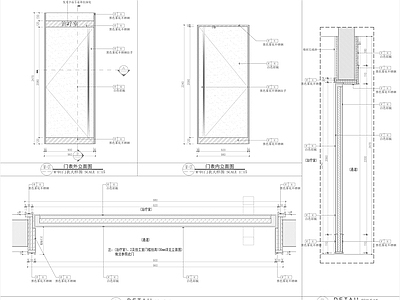 房间门门表图 施工图 通用节点