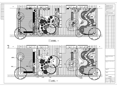 庭院绿化种植详图 施工图
