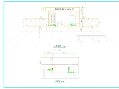 大门设计方案 施工图