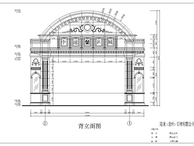 大门设计方案 施工图