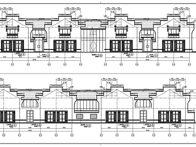 某徽派风格商会办公建筑 施工图