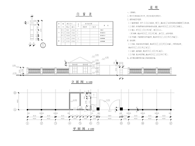 工厂大门方案图 施工图