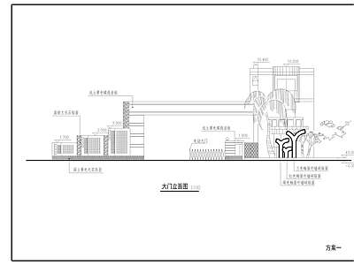 大门设计方案 施工图