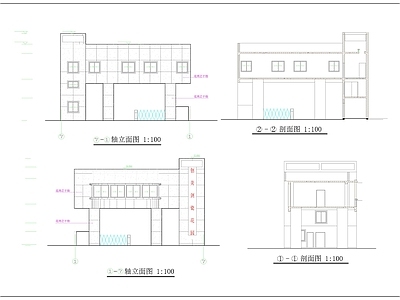 工厂大门方案图 施工图