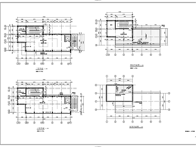 仿古风格邮电办公楼建筑 施工图