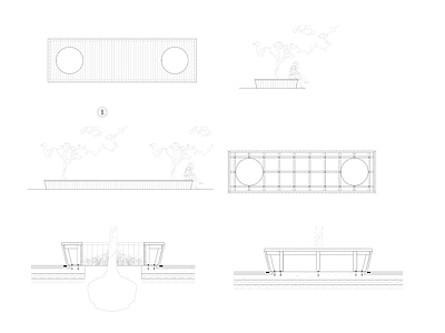 特色树池花坛 施工图