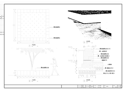 特色树池花坛 施工图