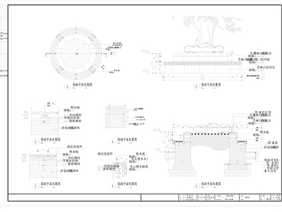 特色树池花坛 施工图