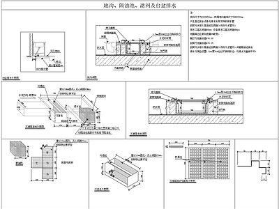 自用地面过审节点大样图含厨房 施工图