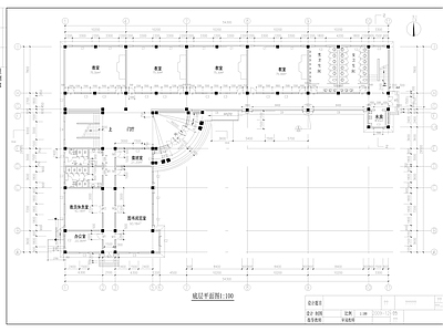 教学楼建筑结构毕业设图纸 施工图