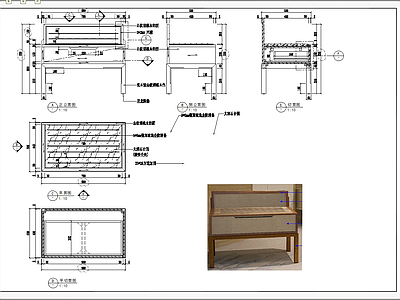 床头柜 施工图 柜类