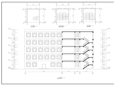 教学楼建筑结构毕业设计图纸 施工图