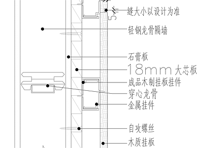 轻钢龙骨隔墙饰面做法大全 施工图