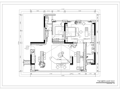 145m²大平层改名宿 私人会所 平面规划 施工图