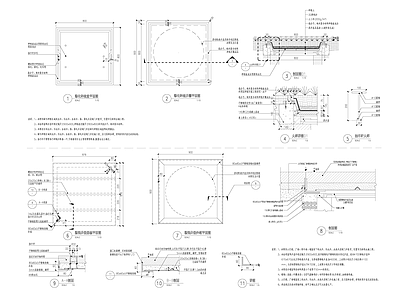 装饰井盖做法 施工图