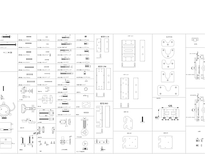 五金家具图 施工图