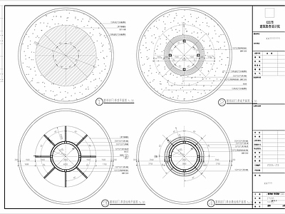 圆形wifi亭子 施工图
