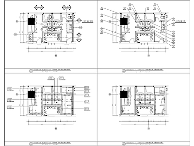 公共卫生间洗手间室内精装修 施工图