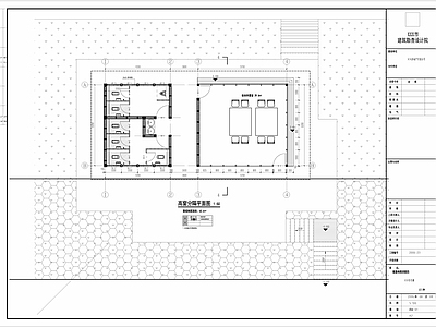 咖啡吧及卫生间建筑结构 施工图