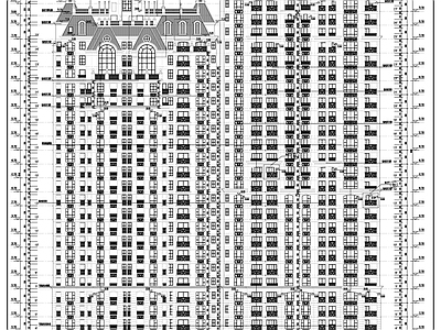 欧式小区规划及单体住宅 施工图