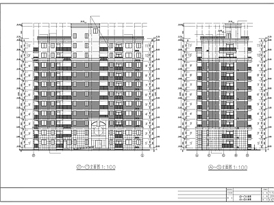 十一层住宅楼设计建 施工图