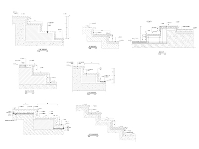 梯步做法详图 施工图