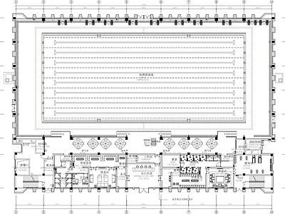 舰队游泳馆训练中 施工图 游泳池