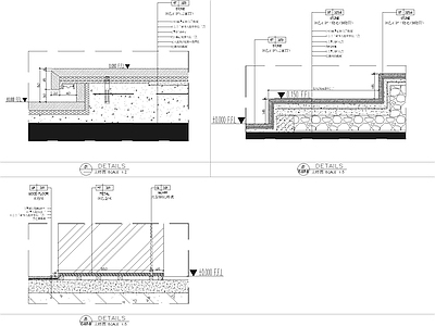 地坪节点大样图 施工图