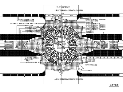 地铺平面图 施工图