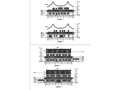 上天竺法喜讲寺建 施工图