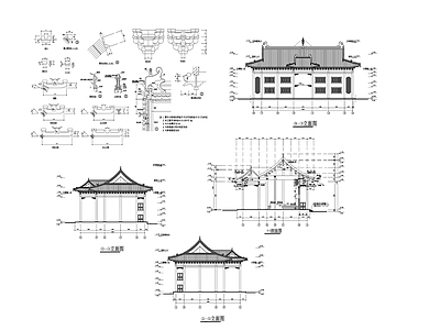 天王殿 施工图