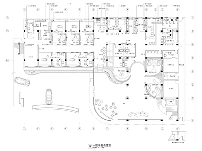 3630㎡美容院 医美整形机构 施工图