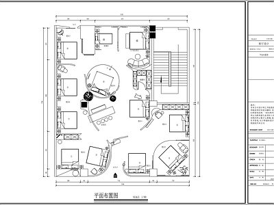 智能床垫展厅平 施工图