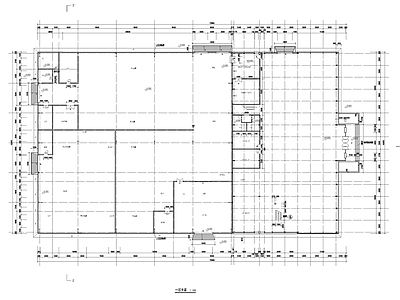 汽车集团销售连锁店建 施工图 展销厅