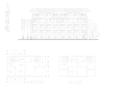 某规划建筑单体图纸 施工图